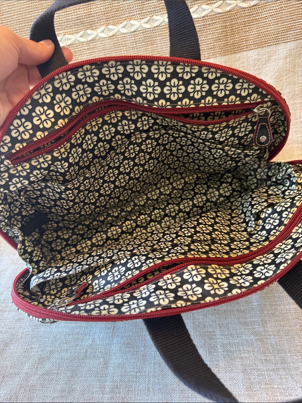 NWOT Fossil Keyper Dome Canvas Bag - Picture 4 of 7